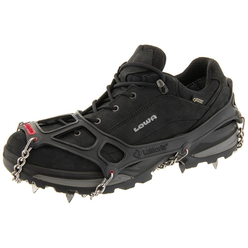 Kahtoola MICROspikes Footwear Traction for Winter Trail Hiking & Ice Mountaineering - Black - Medium - Image 1